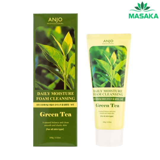SỮA RỬA MẶT ANJO PROFESSIONAL DAILY FOAM CLEANSING GREEN TEA