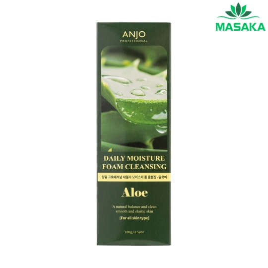 SỮA RỬA MẶT ANJO PROFESSIONAL DAILY FOAM CLEANSING ALOE