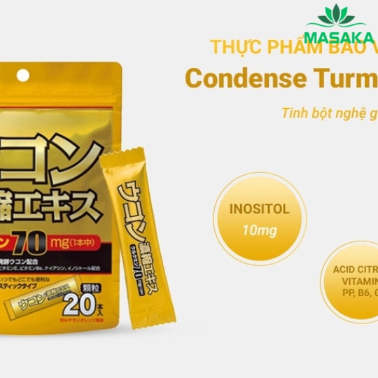 THỰC PHẨM BẢO VỆ SỨC KHỎE CONDENSE TURMERIC EXTRACT 20 STICKS