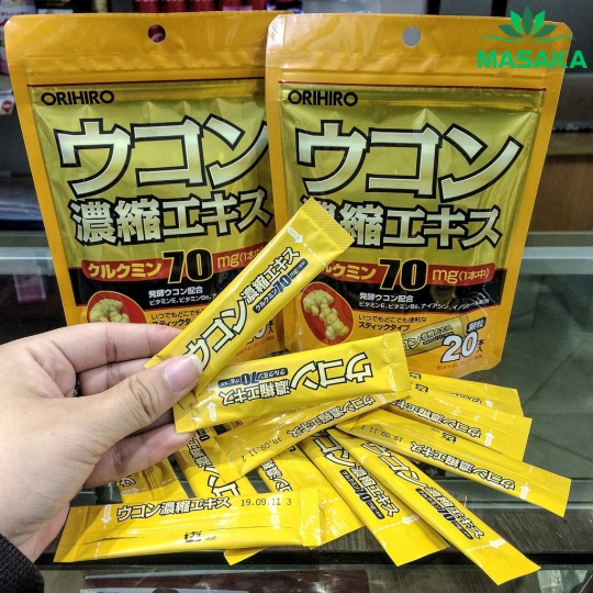 THỰC PHẨM BẢO VỆ SỨC KHỎE CONDENSE TURMERIC EXTRACT 20 STICKS