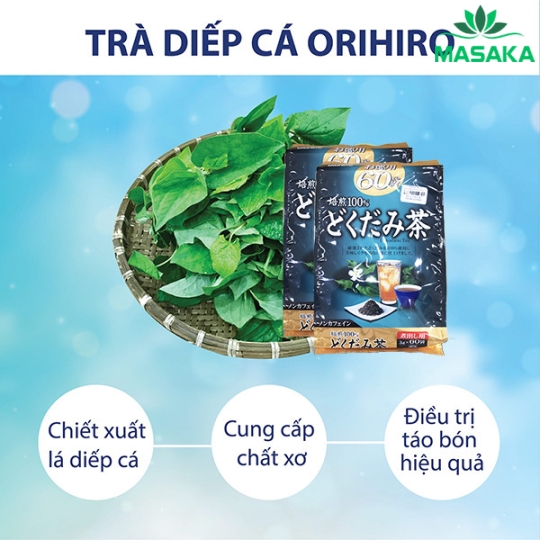 TRÀ THẢI ĐỘC DIẾP CÁ DOKUDAMI ORIHIRO NHẬT BẢN