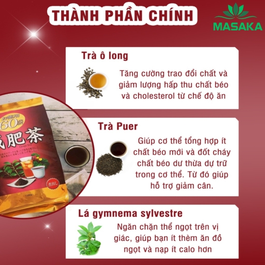TRÀ GIẢM MỠ BỤNG GENPI ORIHIRO 60 GÓI