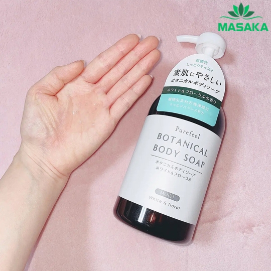 SỮA TẮM PUREFEEL BOTANICAL BODY SOAP WHITE FLORAL SCENT 450ML