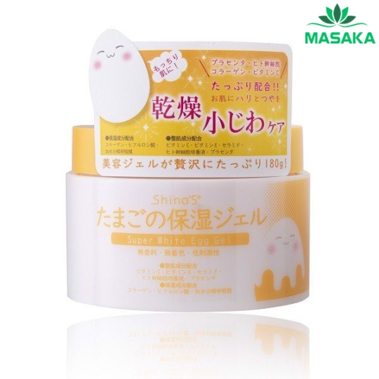 KEM DƯỠNG DA NGỪA NÁM SUPER WHITE EGG GEL SHINA'S 180G