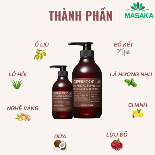 DẦU GỘI BIOTIN + OIL SHAMPOO