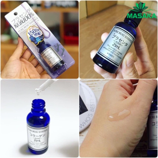 SERUM DƯỠNG DA TINH CHẤT NHAU THAI PURE BEAU ESSENCE PLACENTA