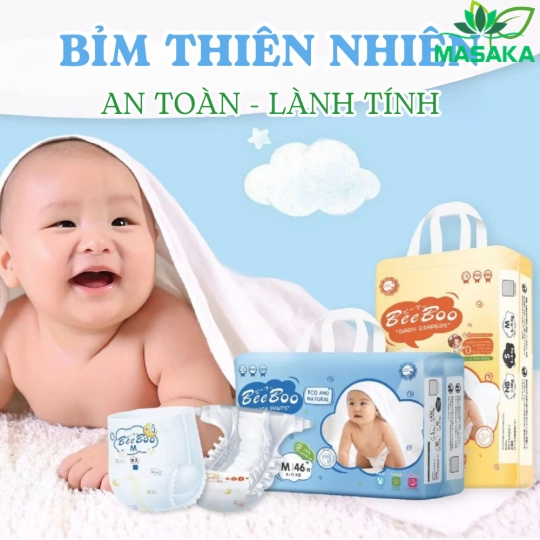 TÃ DÁN BEEBOO SIZE M 42 MIẾNG ( TỪ 6 - 11KG)