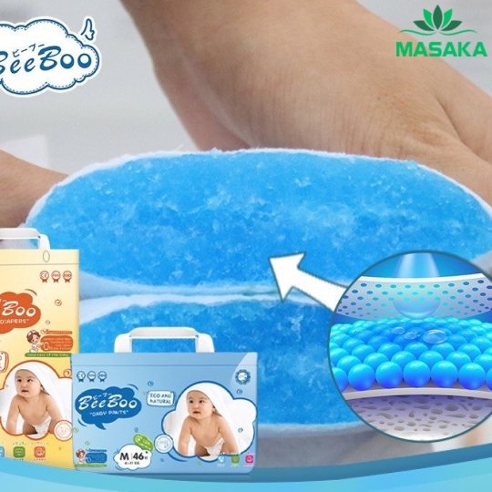 TÃ DÁN BEEBOO SIZE M 42 MIẾNG ( TỪ 6 - 11KG)