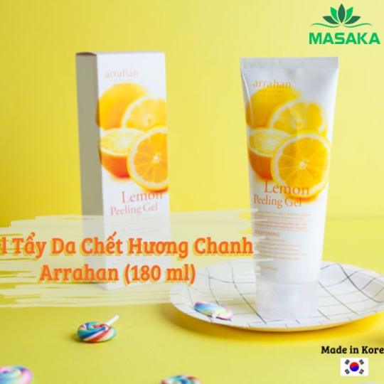 GEL TẨY TẾ BÀO CHẾT ARRAHAN LEMON PEELING GEL 180ML