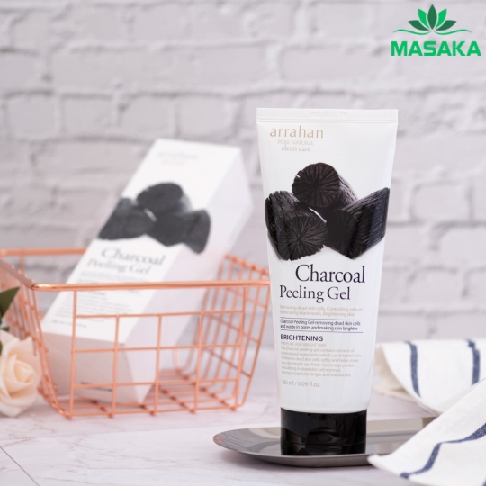 GEL TẨY TẾ BÀO CHẾT ARRAHAN CHARCOAL PEELING GEL 180ML