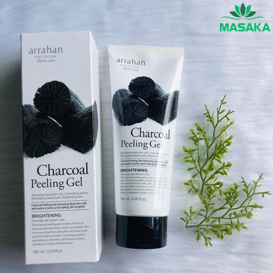 GEL TẨY TẾ BÀO CHẾT ARRAHAN CHARCOAL PEELING GEL 180ML