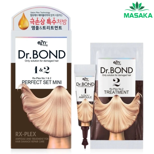 BỘ ĐÔI DẦU XẢ & TINH CHẤT EZN DR.BOND DƯỠNG TÓC MINI 35G