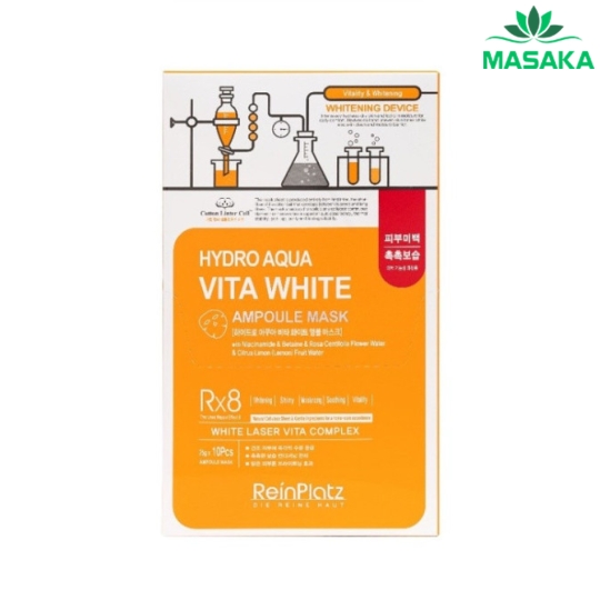 MẶT NẠ DƯỠNG DA REINPLATZ HYDRO AQUA VITA WHITE AMPOULE MASK