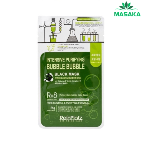 MẶT NẠ DƯỠNG DA REINPLATZ INTENSIVE PURIFYING BUBBLE BUBBLE MASK