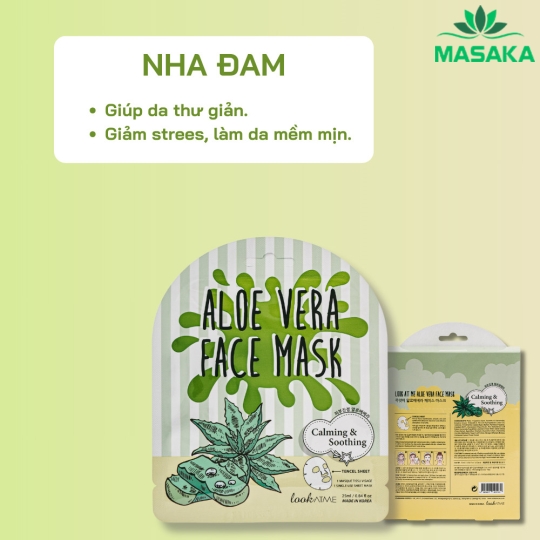 MẶT NẠ lookATME ALOE VERA FACE MASK