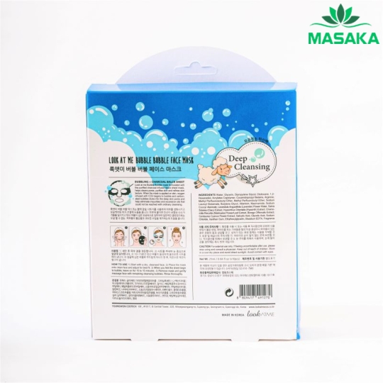 MẶT NẠ lookATME BUBBLE BUBBLE FACE MASK 