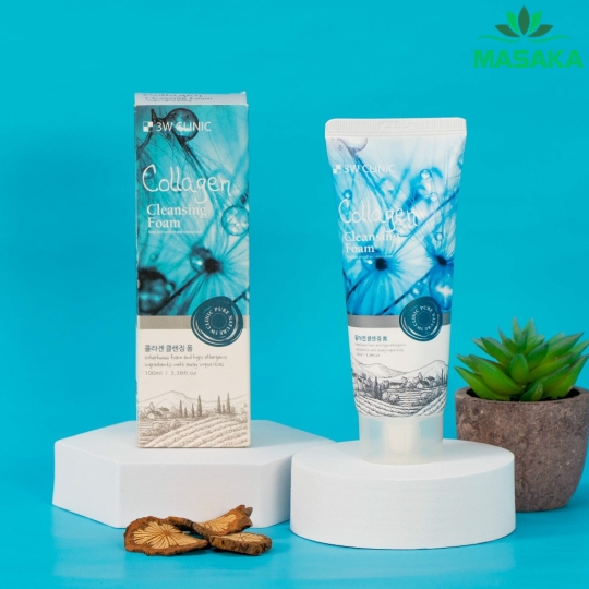 SỮA RỬA MẶT COLLAGEN CLEANSING FOAM 3W CLINIC
