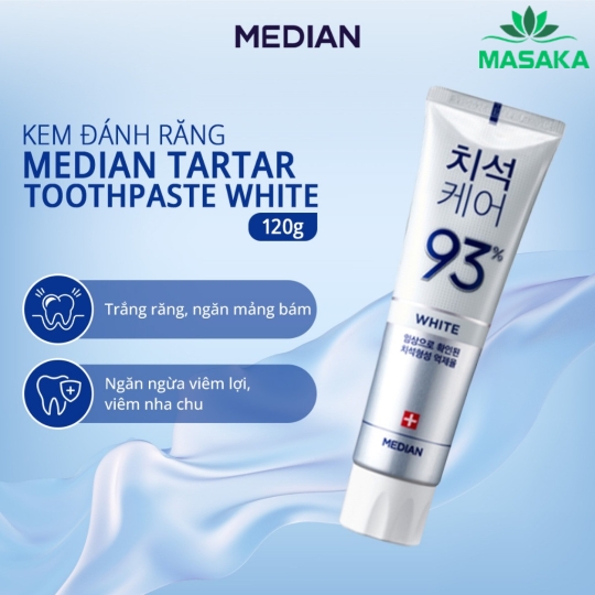KEM ĐÁNH RĂNG MEDIAN TARTAR PROTECTION WHITE TOOTHPASTE