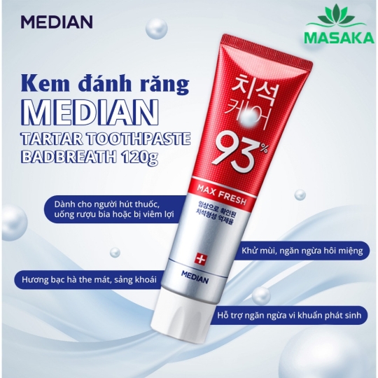 KEM ĐÁNH RĂNG MEDIAN TARTAR PROTECTION & FRESH BREATH TOOTHPASTE