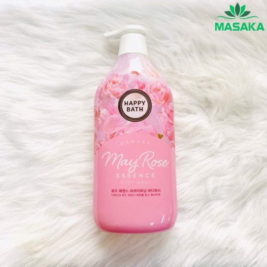 SỮA TẮM TINH CHẤT HOA HỒNG HAPPY BATH MAY ROSE ESSENCE BODY WASH 900G