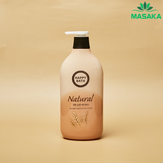 SỮA TẮM CHIẾT XUẤT HƯƠNG GẠO HAPPY BATH NATURAL MOISTURE BODY WASH 900G