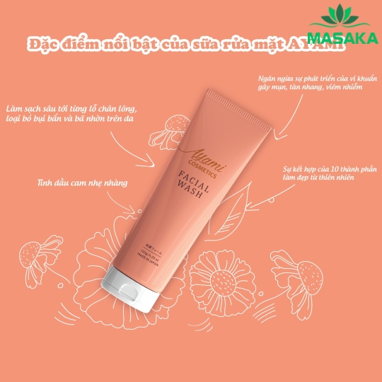 SỮA RỬA MẶT AYAMI COSMETICS