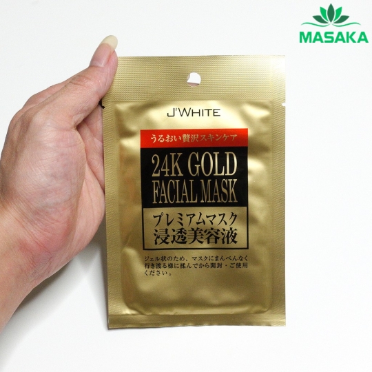 MẶT NẠ TINH CHẤT VÀNG 24K GOLD J'WHITE 25G*8 ( 8 MIẾNG/ HỘP )