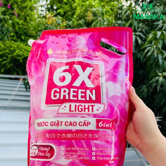 TÚI NƯỚC GIẶT 6X GREEN LIGHT - TÍCH HỢP 2 TRONG 1